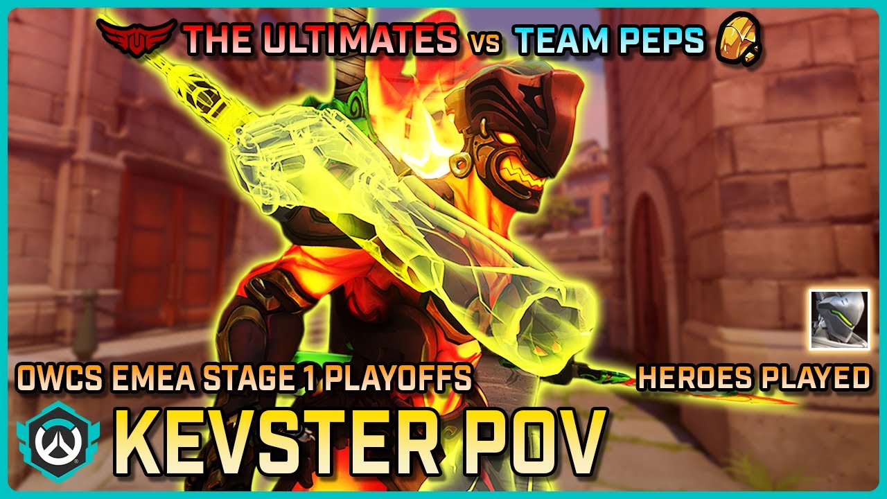 [ Kevster ] Kevster Overwatch is BACK | The Ultimates vs Team Peps | Playoffs | OWCS EMEA Stage 1