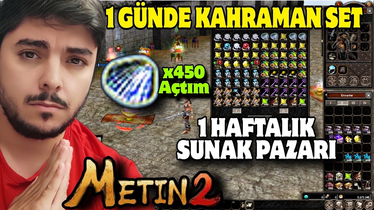 1 Günde Kahraman Set l 1 Haftalık Sunak Pazarım l Metin2 TR Ruby #188 #metin2 #metin2tr #metin2ruby