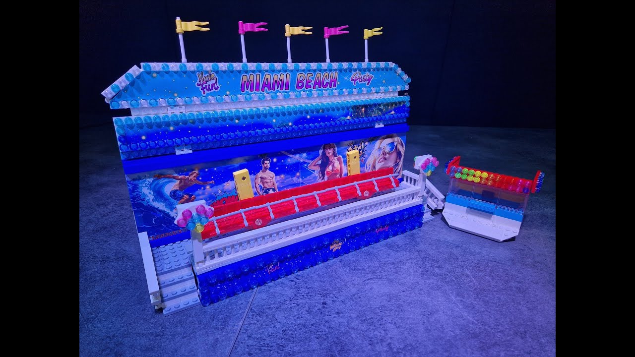 LetsGoRides XFactory *** Man&egrave;ge / Attraction Foraine en Lego ***