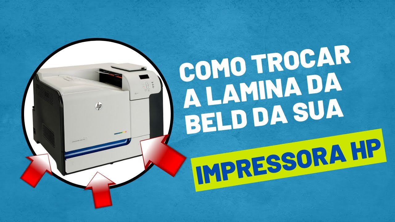 Como trocar lamina da belt HP M551 M570 M575 CP3525  change cleaning Hp M551 M570 M575 CP3525