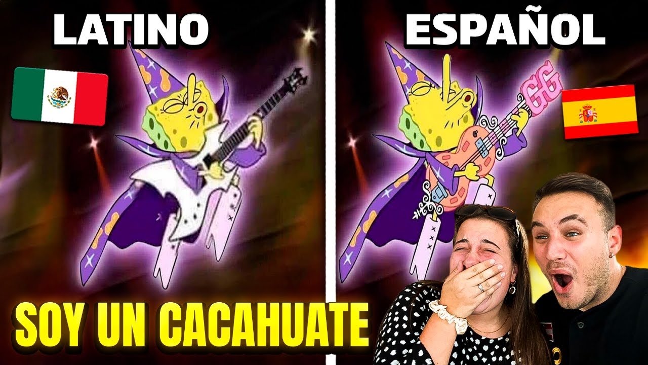 🇪🇸 ESPAÑOLES REACCIONAN a DOBLAJE LATINO vs ESPAÑOL 😱🇲🇽 SOY UN CACAHUATE 🔥 **NO puede ser!!!**