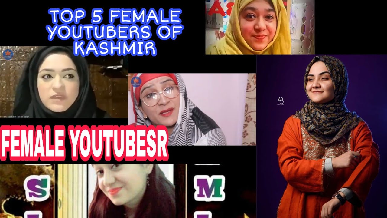 Top 5 female youtubers of kashmir income,houses,networth