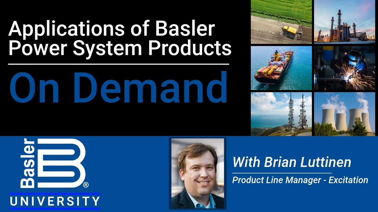 eLearning: Applications of Basler Power Systems Products