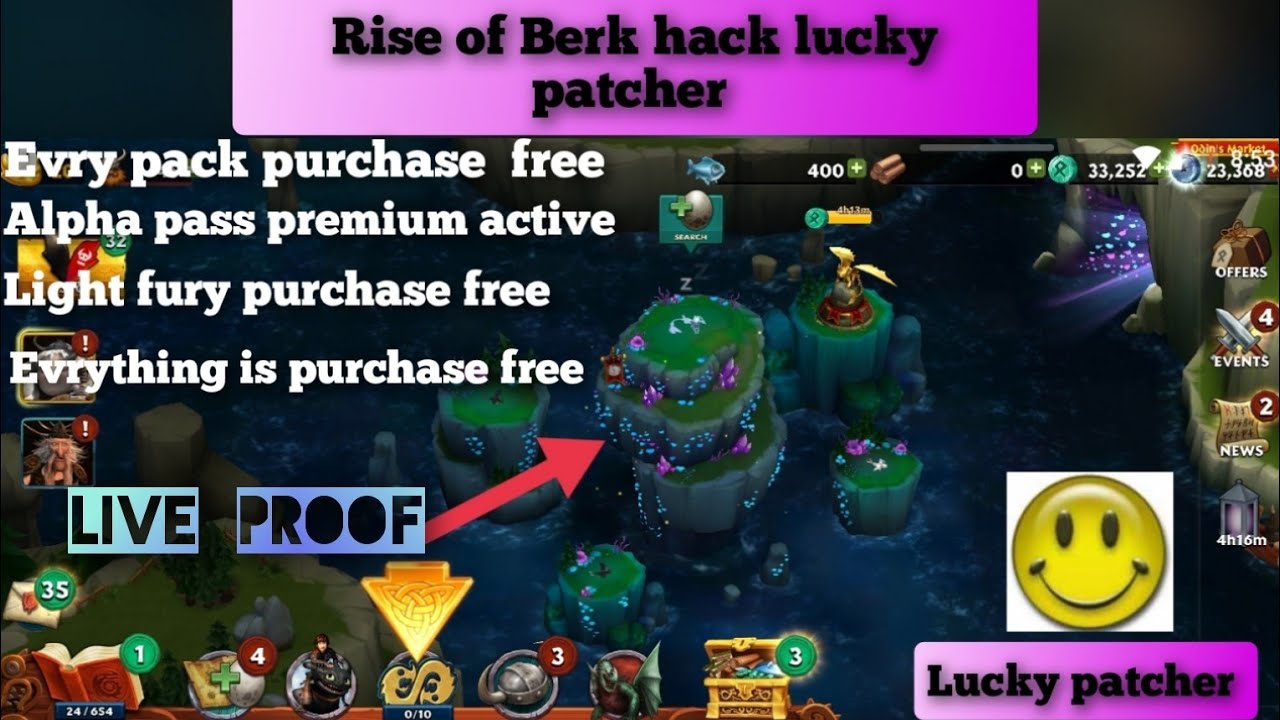 Rise of berk how to get light fury for free I how to hack rise of berk with lucky patcher