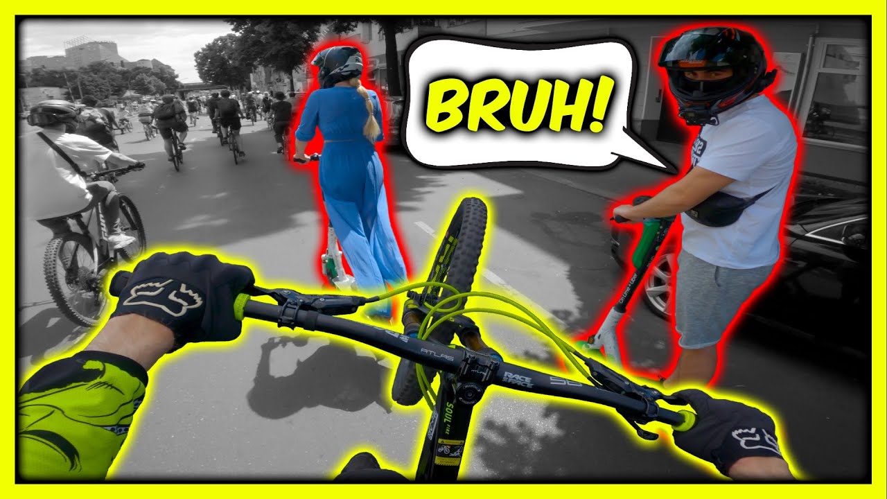 @KnatterCrew Angefahren 🙈#wheelies #fahrraddemo