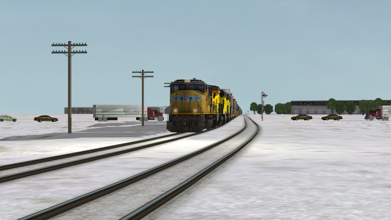 ORTS: Fast UP SD70M #4444 WB IG4TA-04 At Clinton, IA