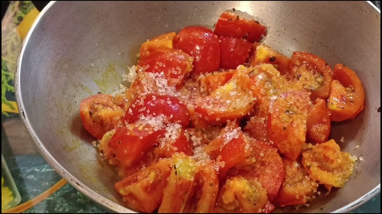 আধা ধনেপাতা দিয়ে মুখরোচক টমেটোর চাটনি ।।Tomato Chutney Recipe ।। টমেটো চাটনি ধনেপাতা দিয়ে ।।