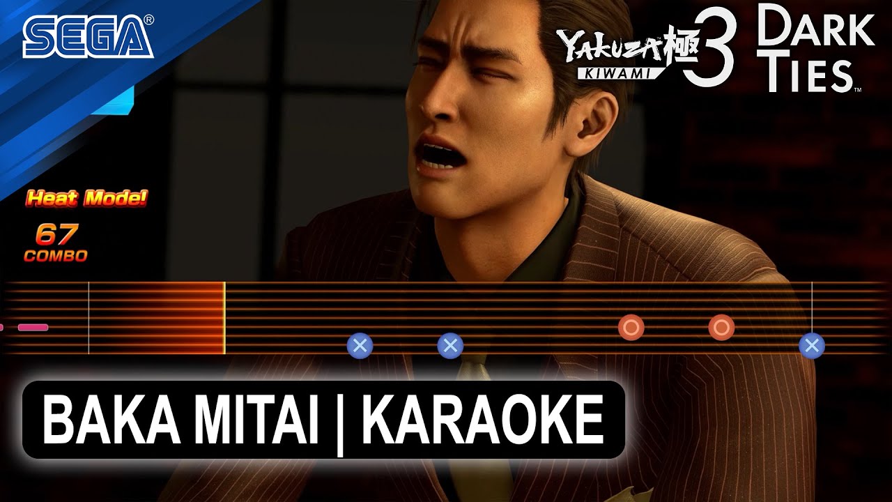 Yakuza Kiwami 3 & Dark Ties | Baka Mitai (Mine) | KARAOKE (English & Japanese)