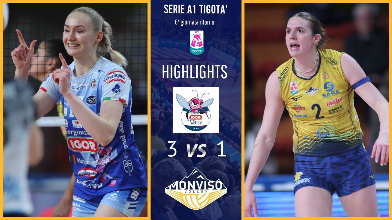 Novara vs Monviso Volley | Highlights | 19^ giornata campionato 2025/26 Serie A1 Tigotà
