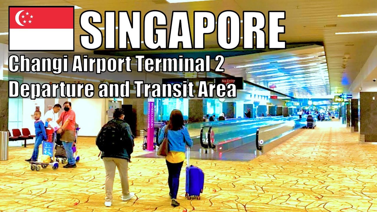Changi Airport Terminal 2 Departure & Transit, Singapore 🇸🇬 - Virtual Walking Tour