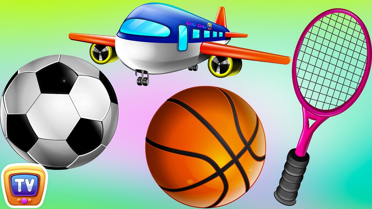Surprise Eggs Nursery Rhymes Toys | Three Little Kittens - Games | Learn Colours & Sports Equipments