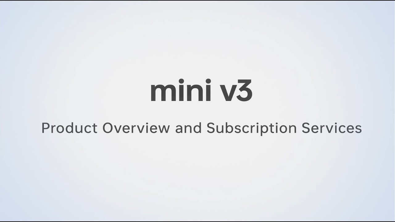RGBlink mini v3 - Porduct Overview and Subscription Services