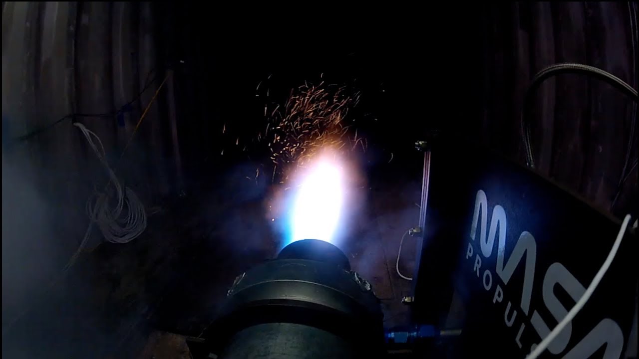 Second Hotfire of LOX-Ethanol Rocket Engine