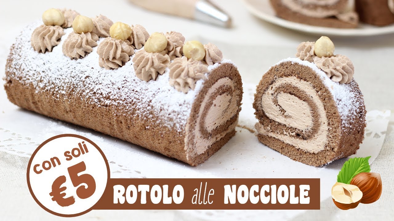 ROTOLO ALLE NOCCIOLE CON MENO DI 5€ + spesa al supermercato | roll with nuts | RICETTA FACILE