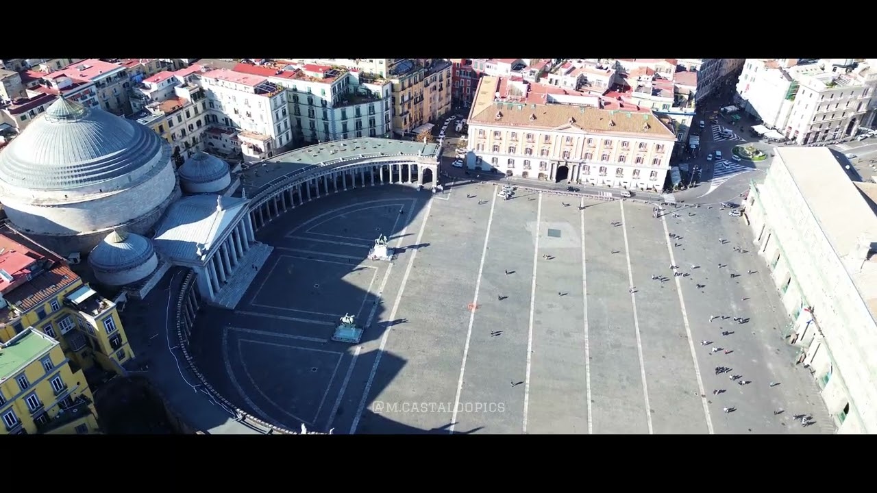 NAPOLI DALL'ALTO : VEDUTE MOZZAFIATO | DRONE 4K - CINEMATIC