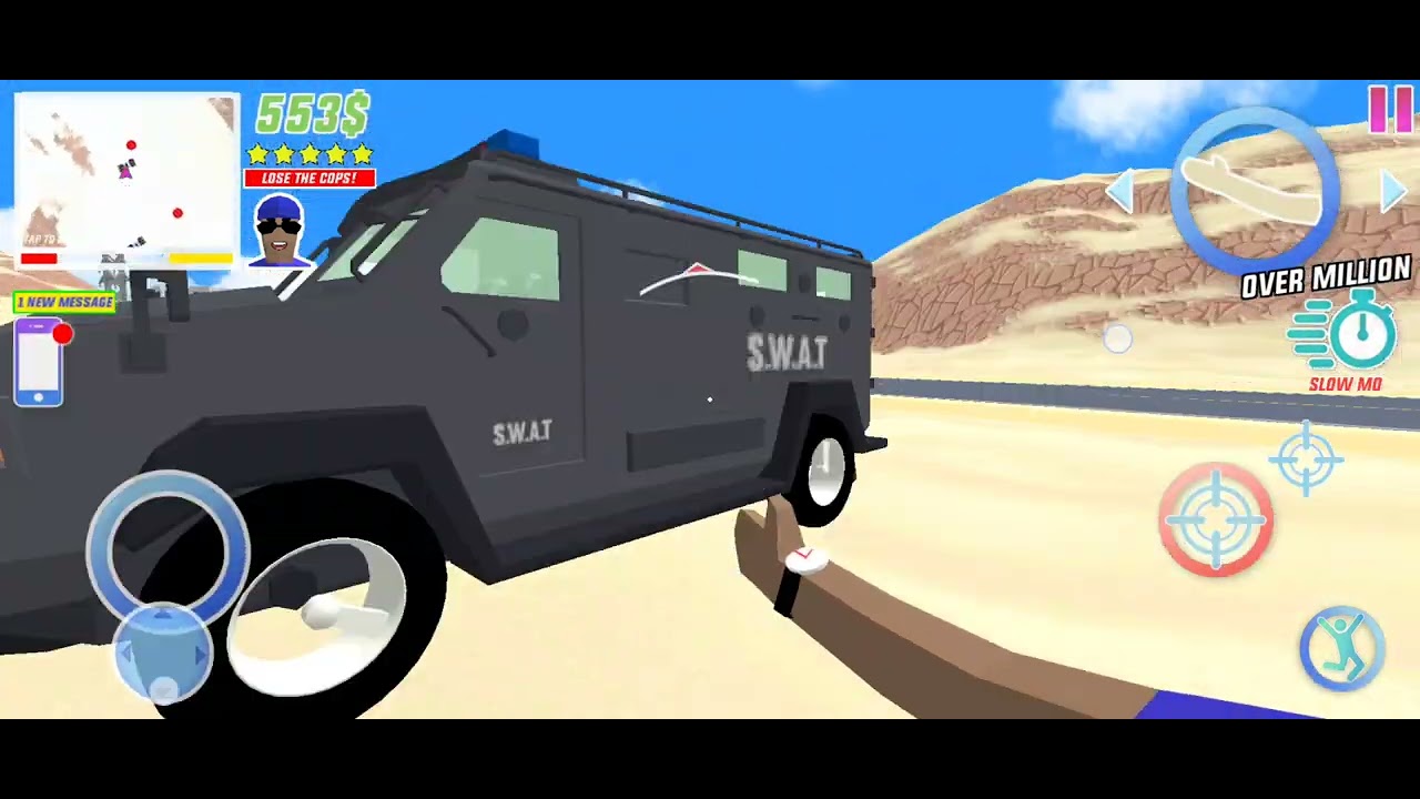 Trying a new game called Dude theft wars