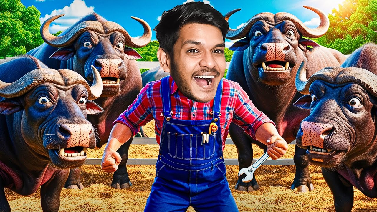 Building the BIGGEST Water Buffalo Farm in Farming Simulator 25 #40