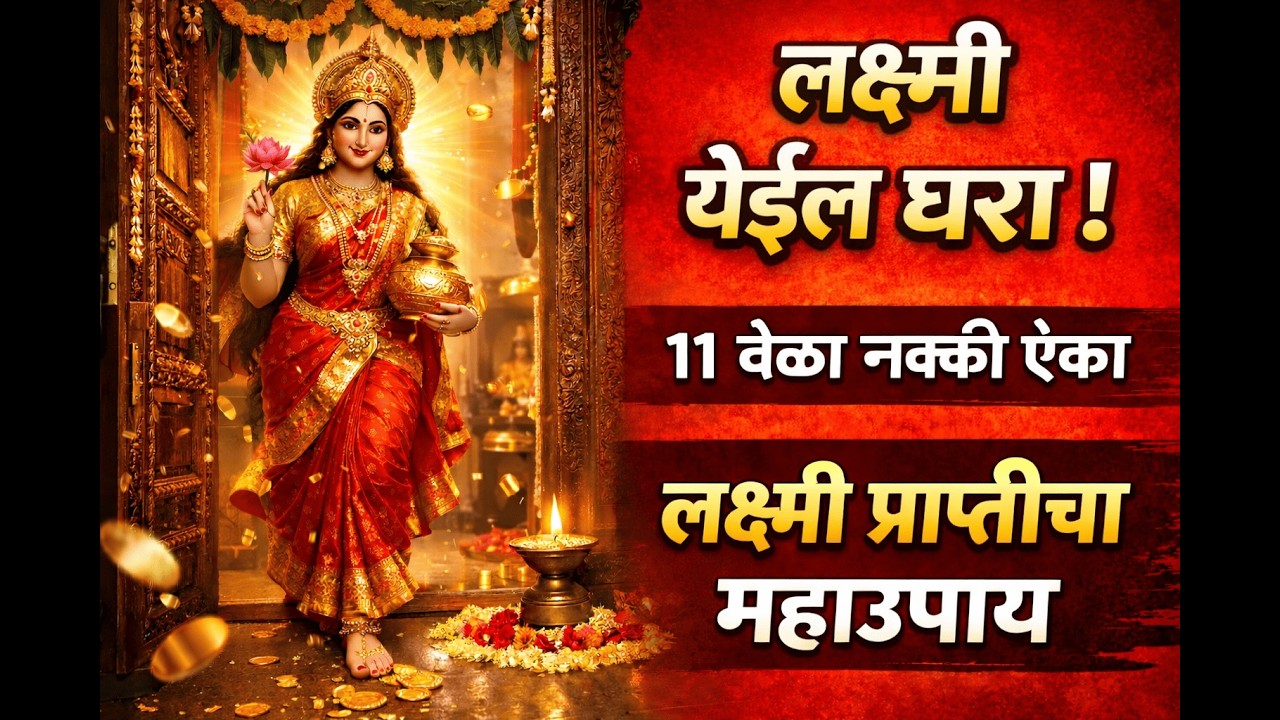 श्री महालक्ष्मी मंत्र | ऐकल्याने घरात येते धन, सुख आणि समृद्धी #trending #viral #bhakti #laxmimata