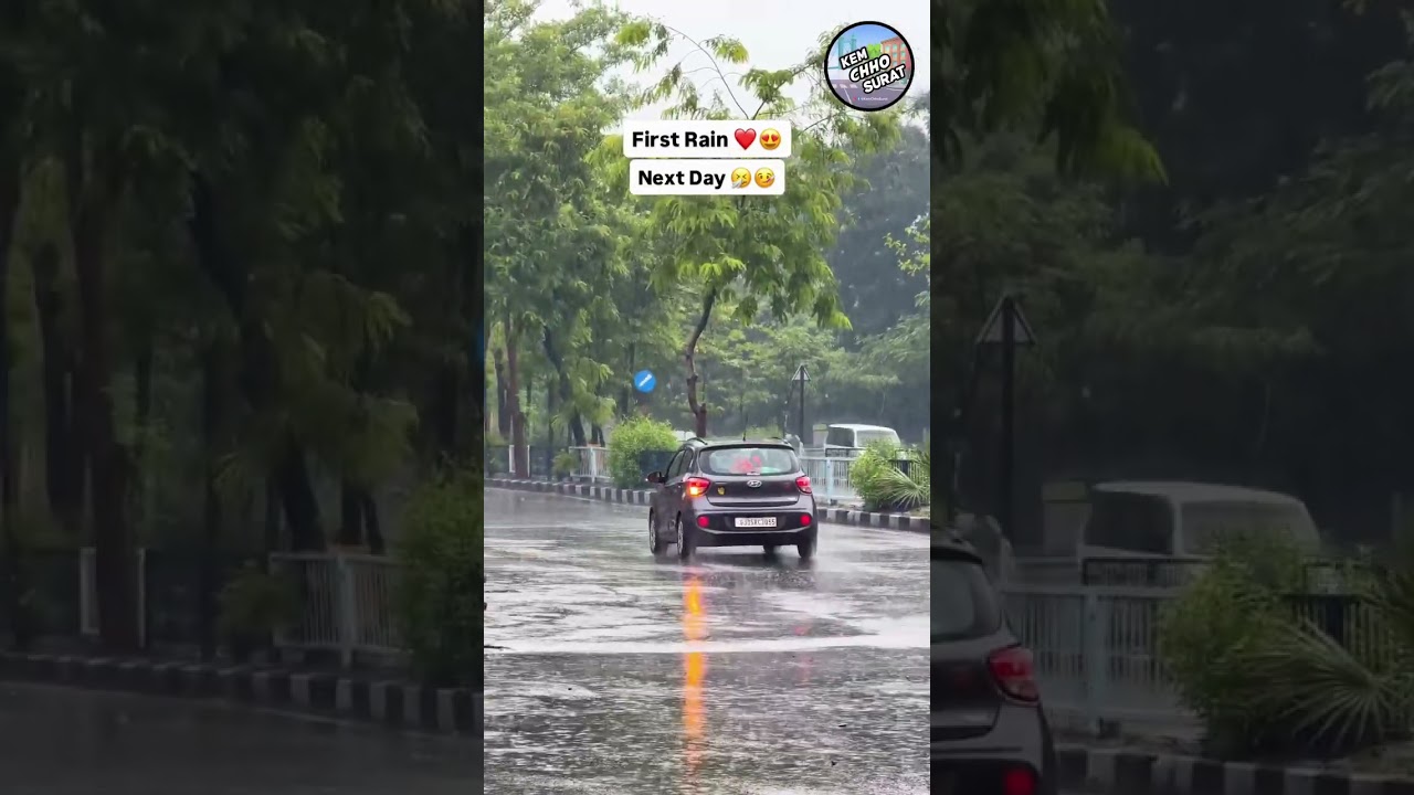 Наконец-то дождь 🌧️ #kemchhosurat #дождь #сурат