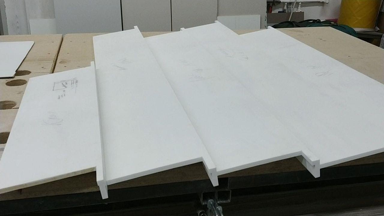 Изготовление подоконника из искуственного камня. Ч.1.