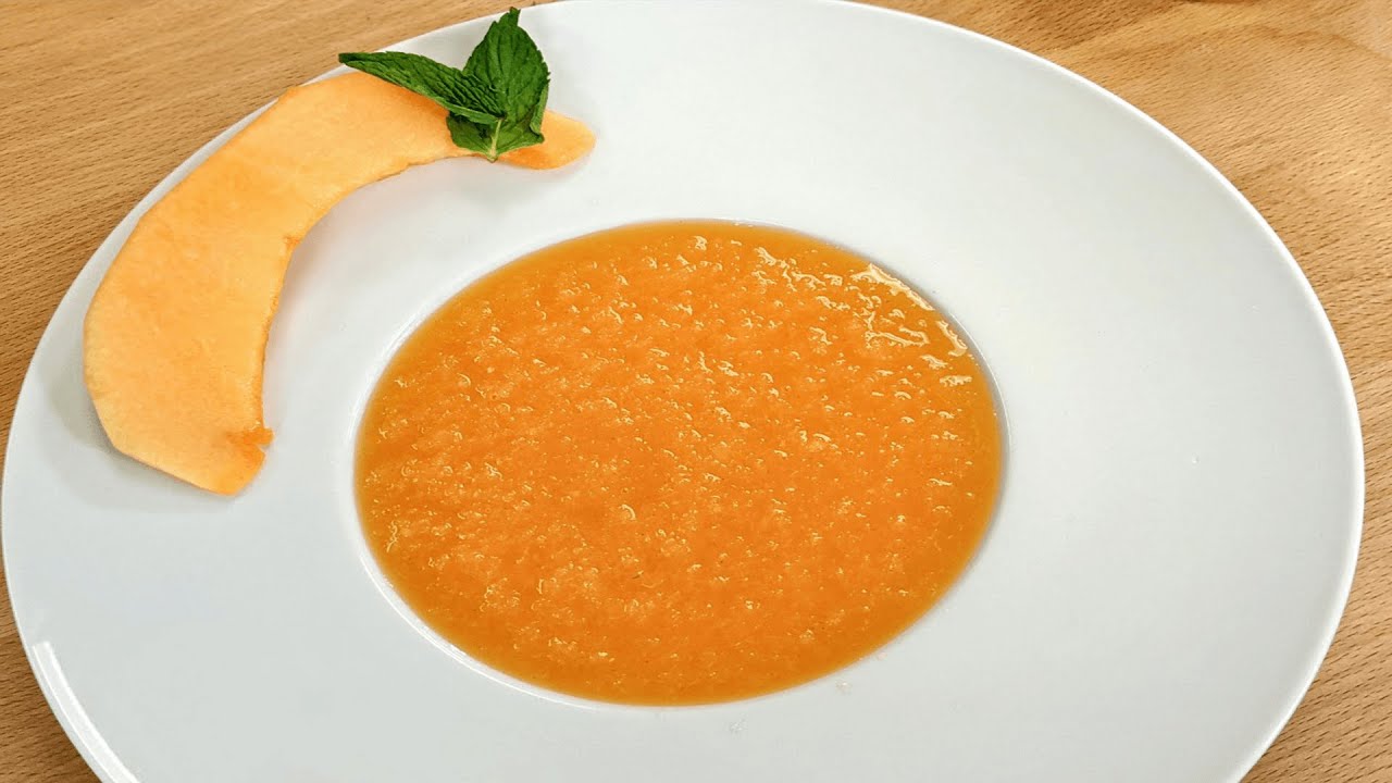 Chilled Cantaloupe Soup