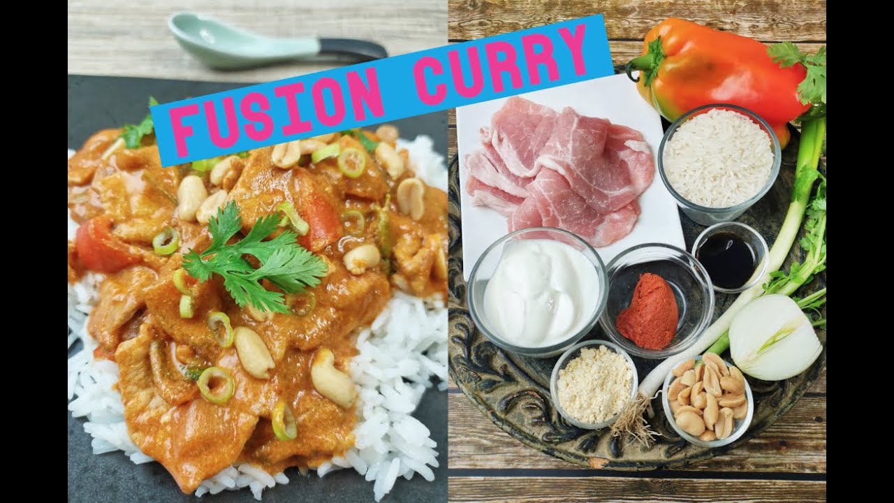 Pork Curry- a Thai-Indian fusion version you will love!