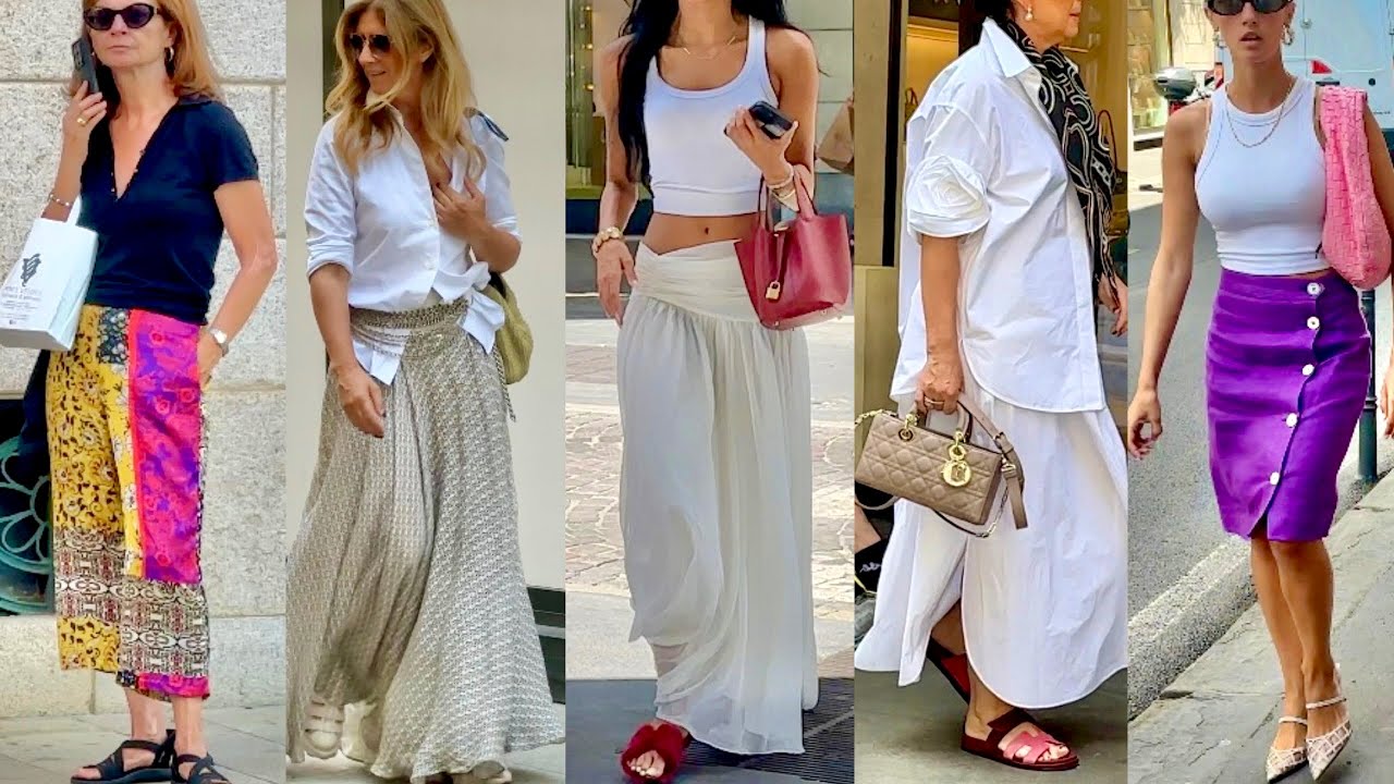 JULY AUGUST 2025 🇮🇹WHAT IS IN STYLE NOW? BEST SUMMER LOOKS SPOTTED IN MILAN STREET STYLE #vanityfair
