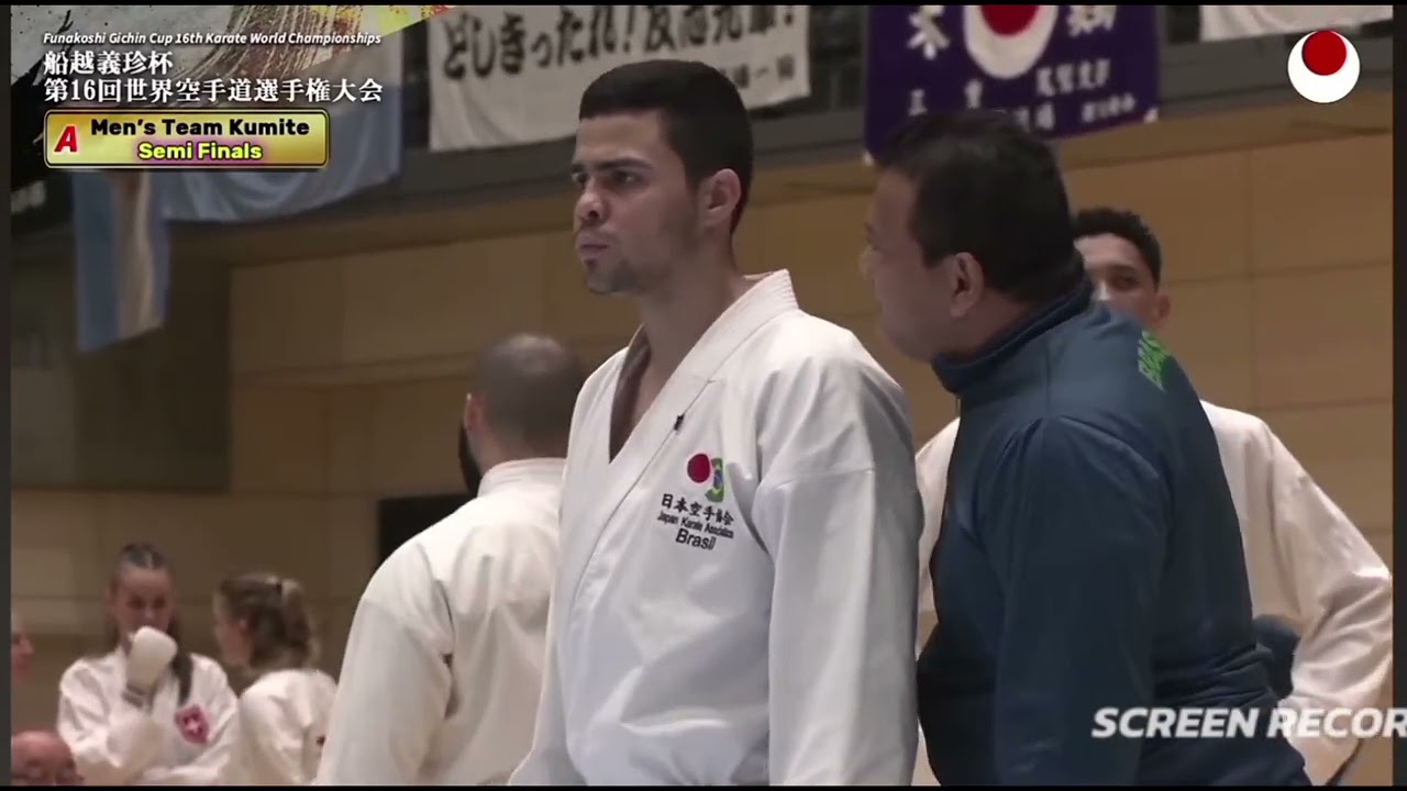 Semifinal do campeonato mundial JKA 2024 - Brasil X Japão 