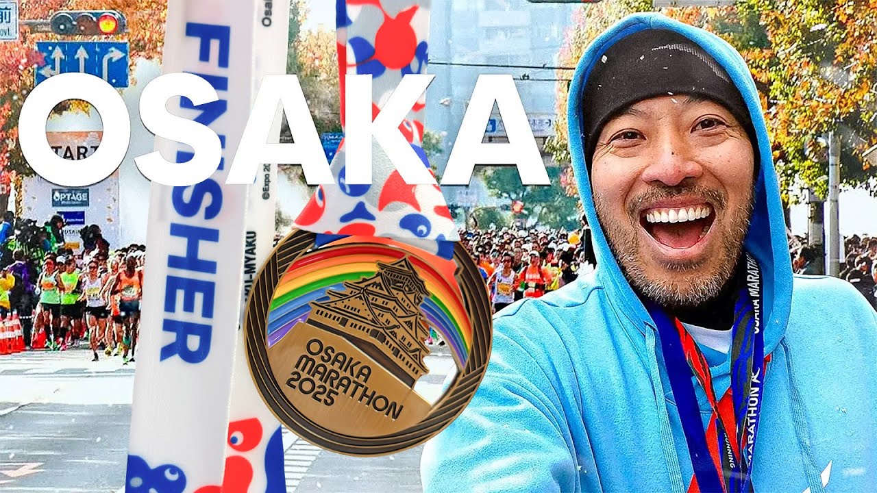 MARATONA de OSAKA 2025! Tênis MISTERIOSOS e LOJA da MIZUNO!