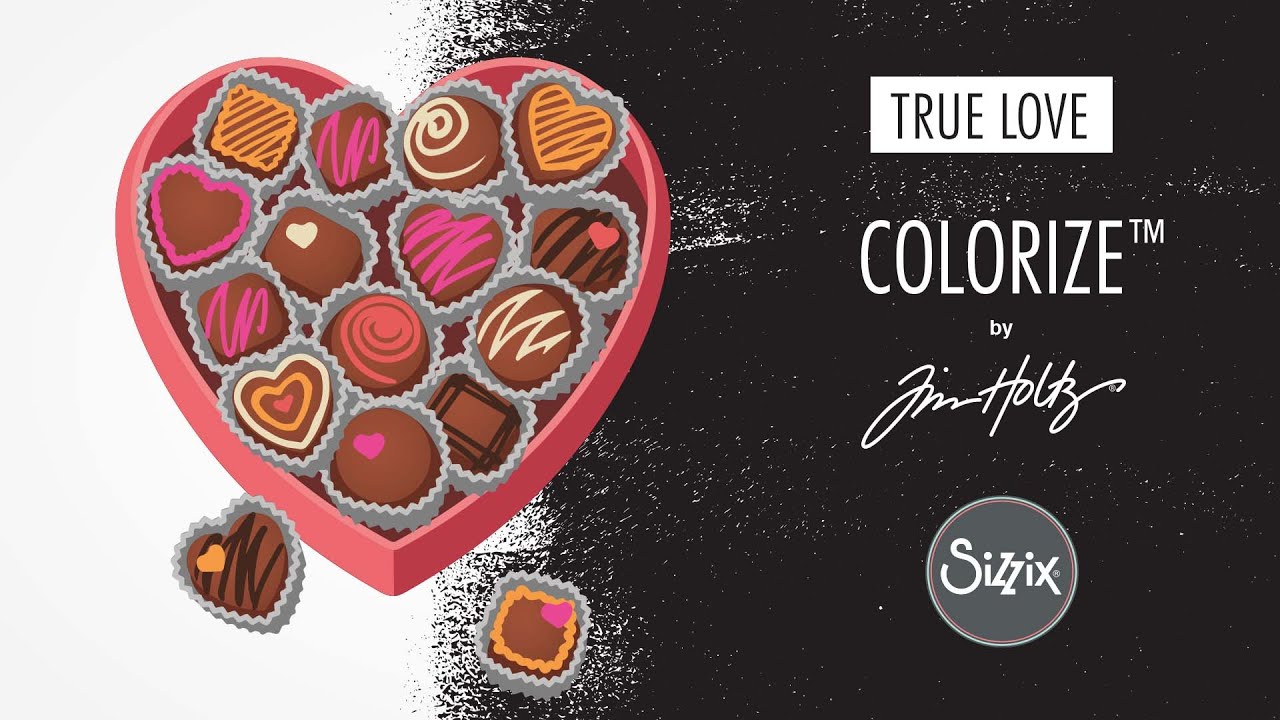 Sizzix: How To Assemble Tim Holtz Colorize Die True Love