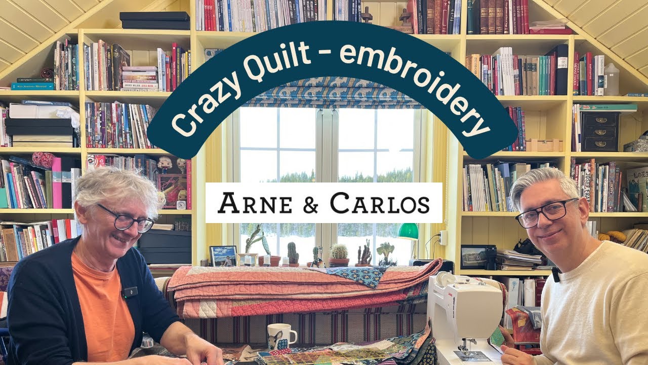 Crazy Quilt Embroidery Tutorial | Stitching Stories with ARNE & CARLOS