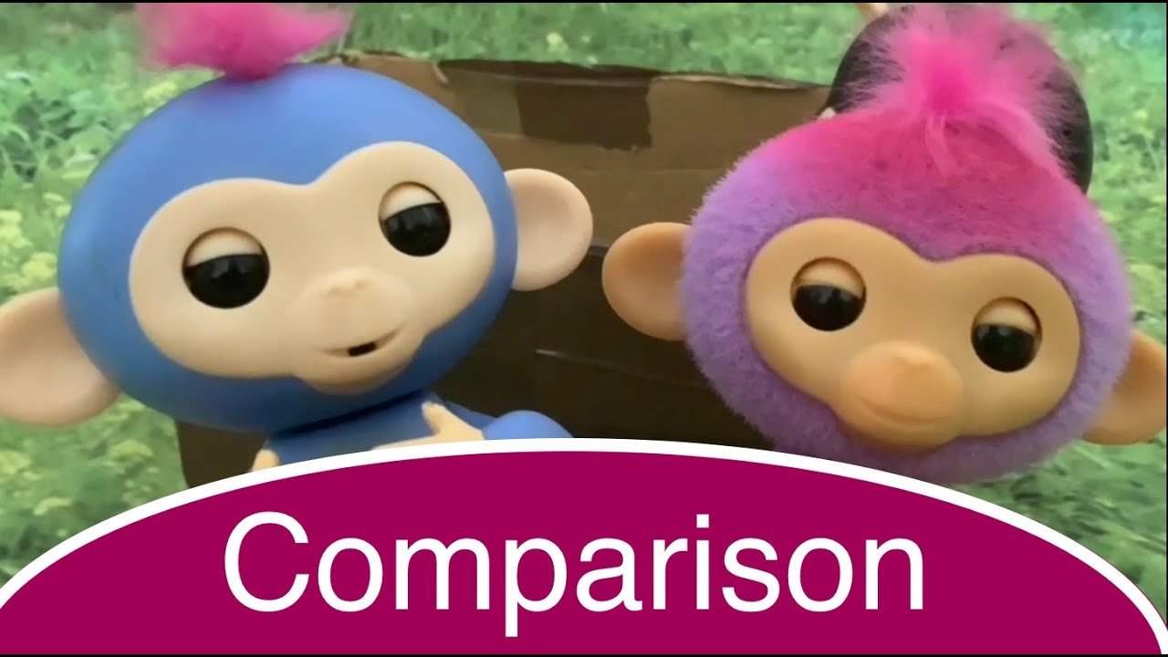 FingerLings 2023 New Interactive Baby Monkey Charli Comparison with Original Fingerlings