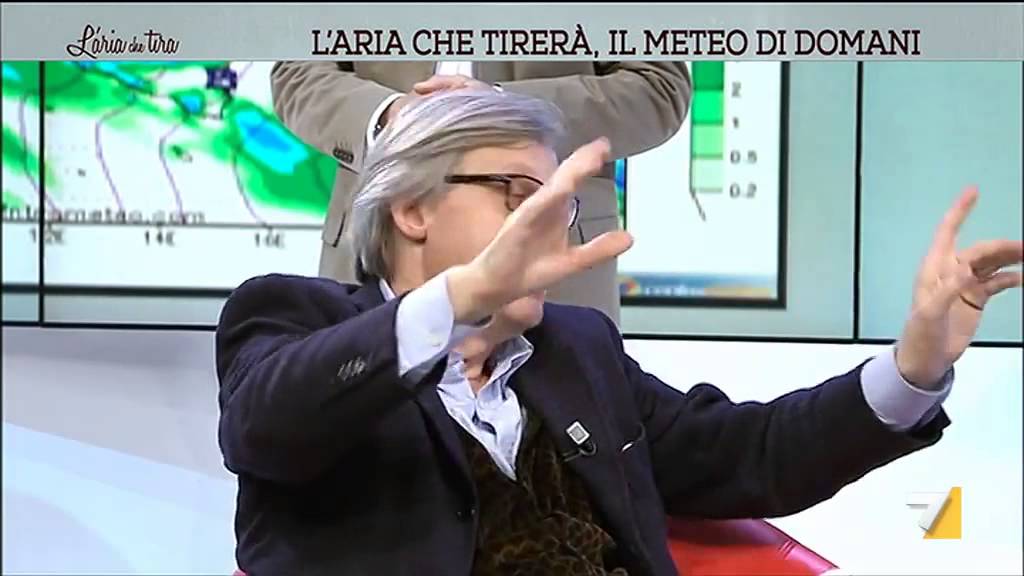 Avance di Vittorio Sgarbi a Myrta Merlino: 