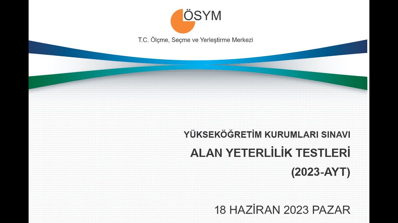 2023 ÖSYM AYT COĞRAFYA SORULARI VE CEVAPLARI