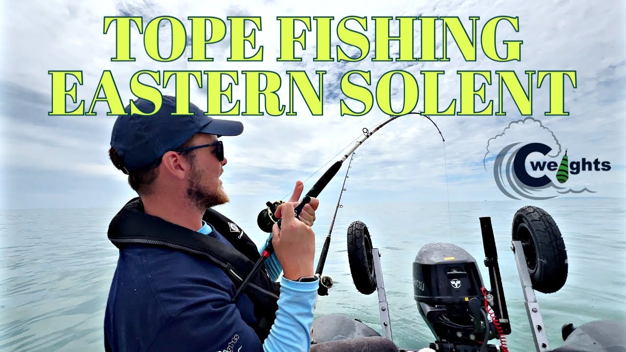 TOPE FISHING In A Small Inflateable Boat! Boat Fishing UK With @FishingwithMattUK