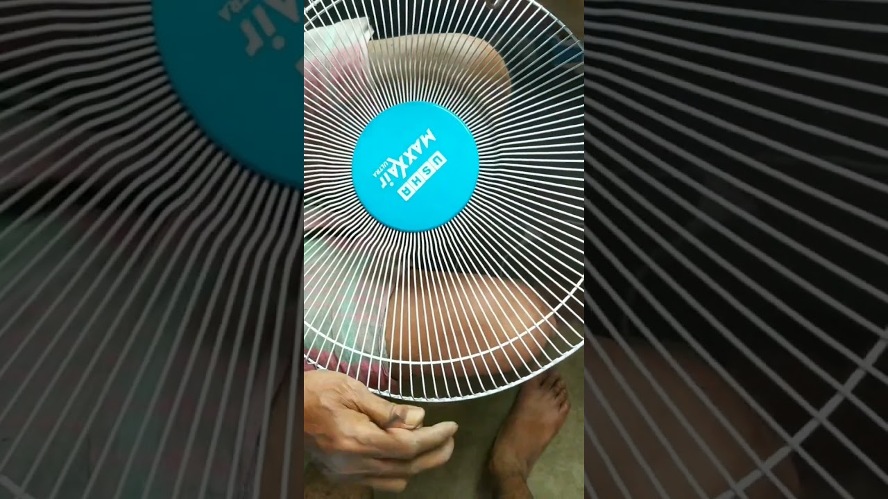USHA MAXX AIR ULTRA 400MM TABLE FAN (LIGHT BLUE) UNBOXING