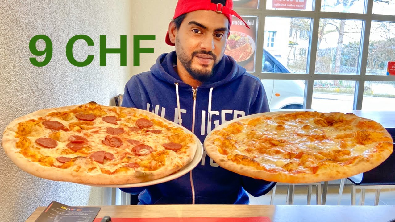 பெரிய Size பீஸ்ஸா 9chf Only In H&ouml;ngg Zurich Switzerland