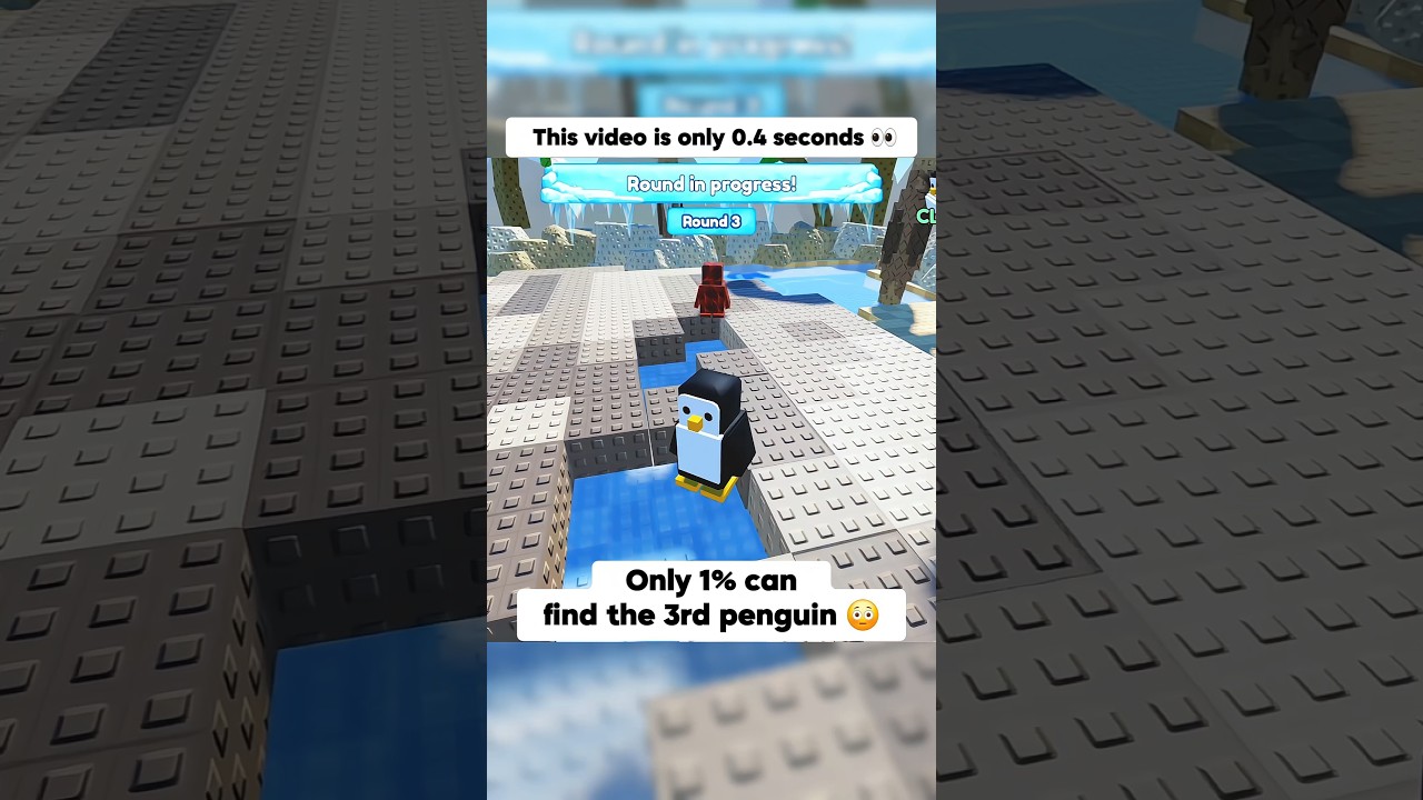 Only 1% can find the 3rd penguin in knockout 😳 #roblox #knockout #robloxgames #knockoutroblox #viral