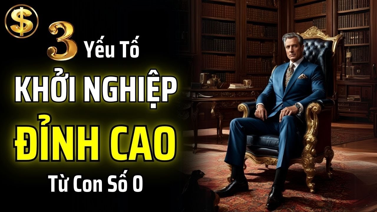 XÂY DỰNG CỖ MÁY KIẾM TIỀN TỰ ĐỘNG: 3 YẾU TỐ KHỞI NGHIỆP ĐỈNH CAO TỪ CON SỐ 0 | THUẬT TÀI VẬN