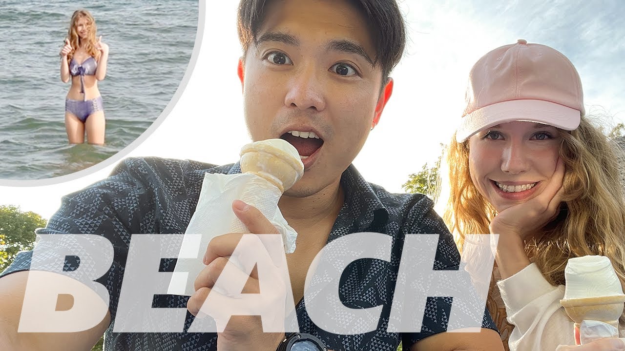 Vlog | カナダ美女とビーチで過ごす留学生の休日 #トロント