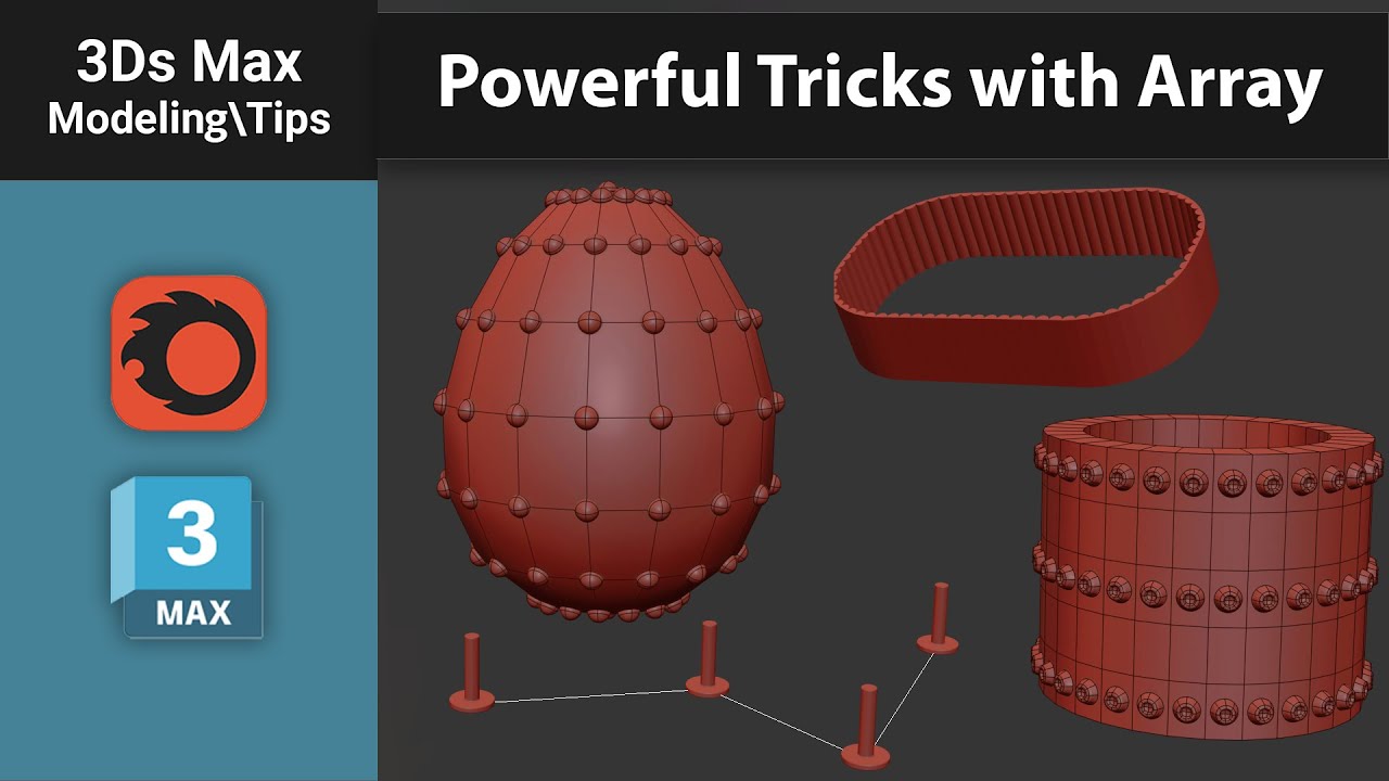 Powerful Tricks with Array Modifier in 3ds Max &mdash; Must-Know Features!