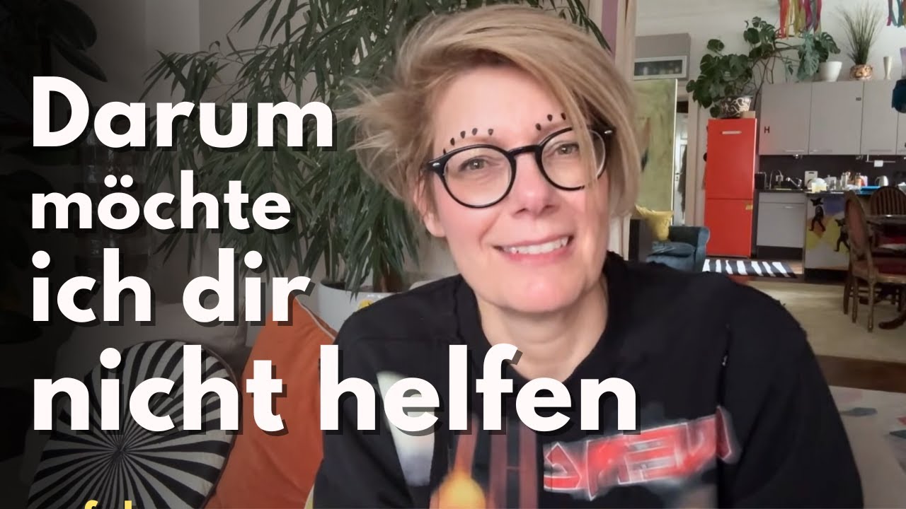Wann ist helfen übergriffig? Highlight aus meinem aktuellen Livestream.