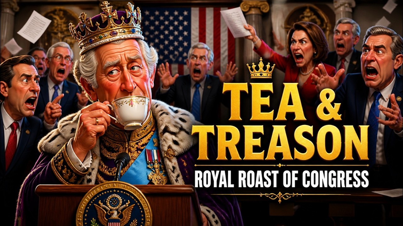 Tea & Treason: King Charles Roasts U.S. Congress in a Savage Satire Song