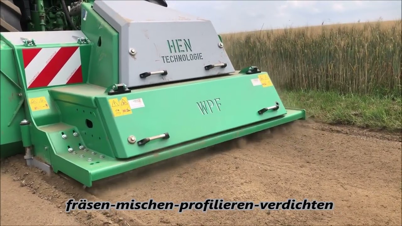 Einweisung einer HEN WPF 200 Wegepflegemaschine! | HEN AG #henag #wegepflege