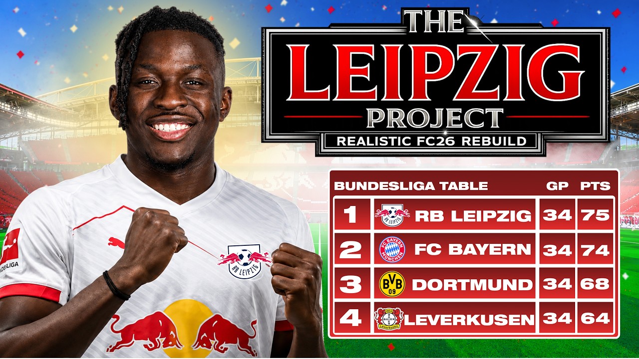 ПРОЕКТ RB LEIPZIG! Гиперреалистичная перестройка в FC26!
