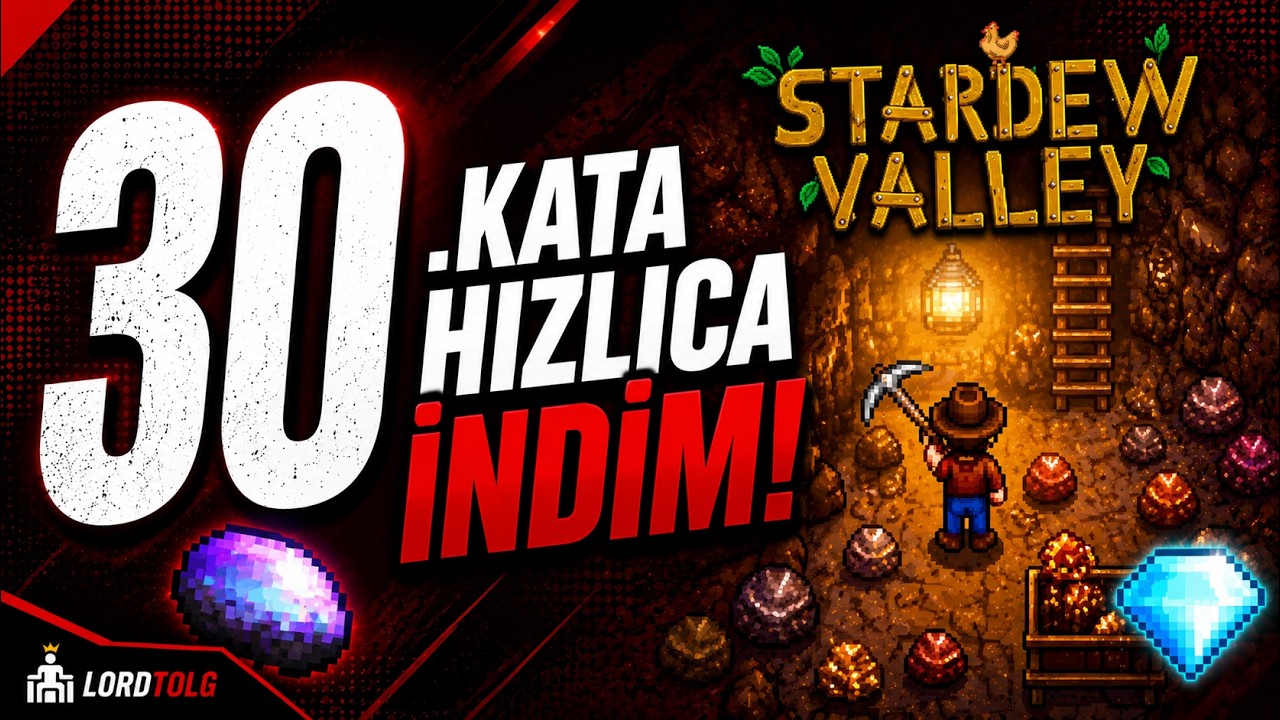 Madende 30 KAT İndik ⛏ STARDEW VALLEY MADEN REHBERİ -2-