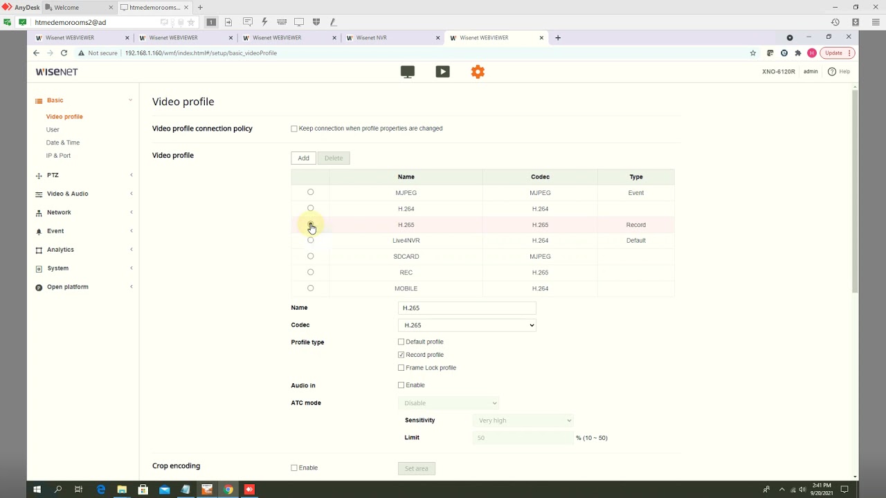 How to enable Audio Recording in Wisenet NVR - Requires Mono Mic Connection