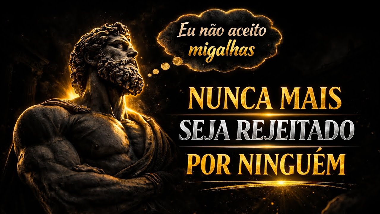 Não Aceite Manos Do Que Você Merece , Corte O Vínculo De Vez - Estoicismo 