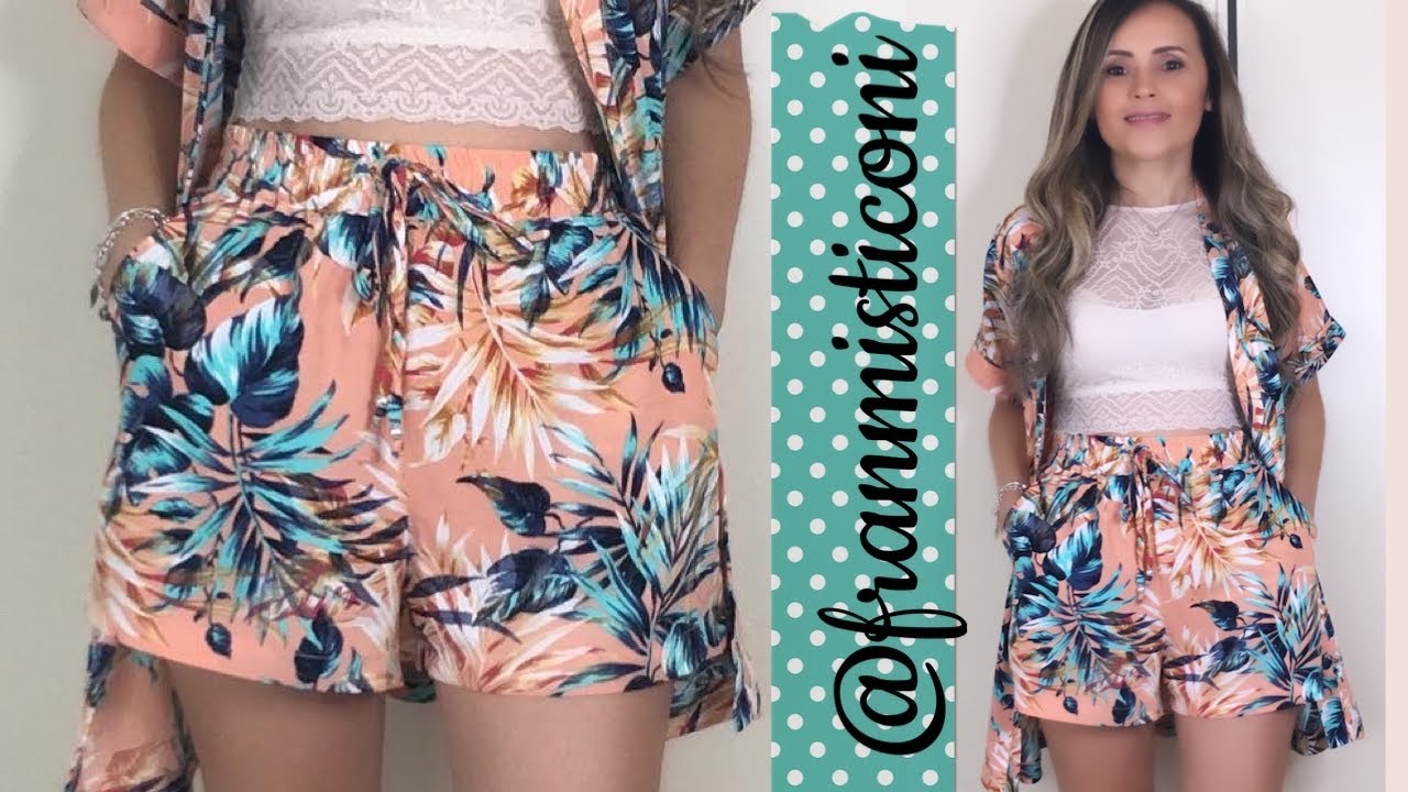 PARTE2: SHORT DE ELASTICO CONJUNTO KIMONO (FÁCIL )