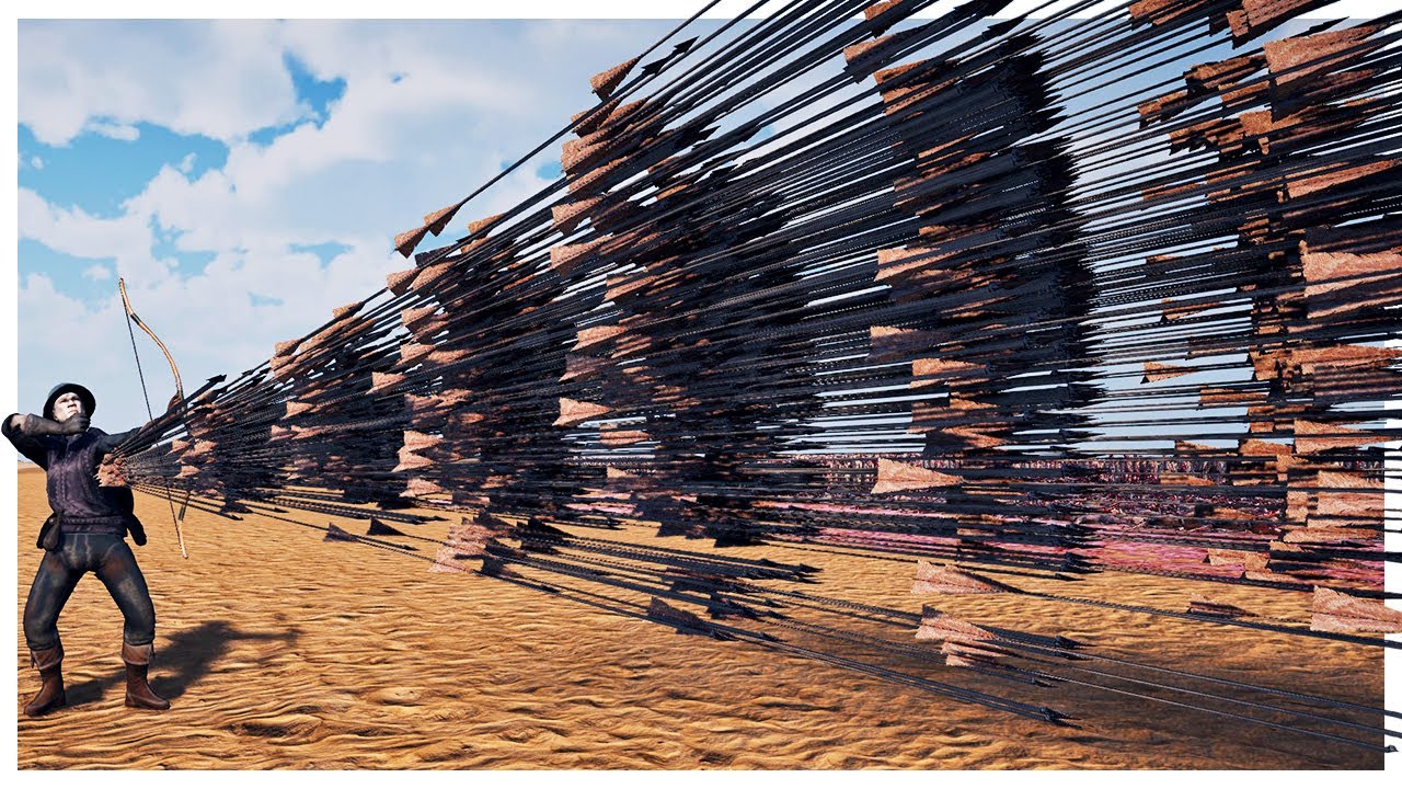 6,000,000 RPM Full-Auto Archers vs 11,468,807 Zombies - UEBS 2